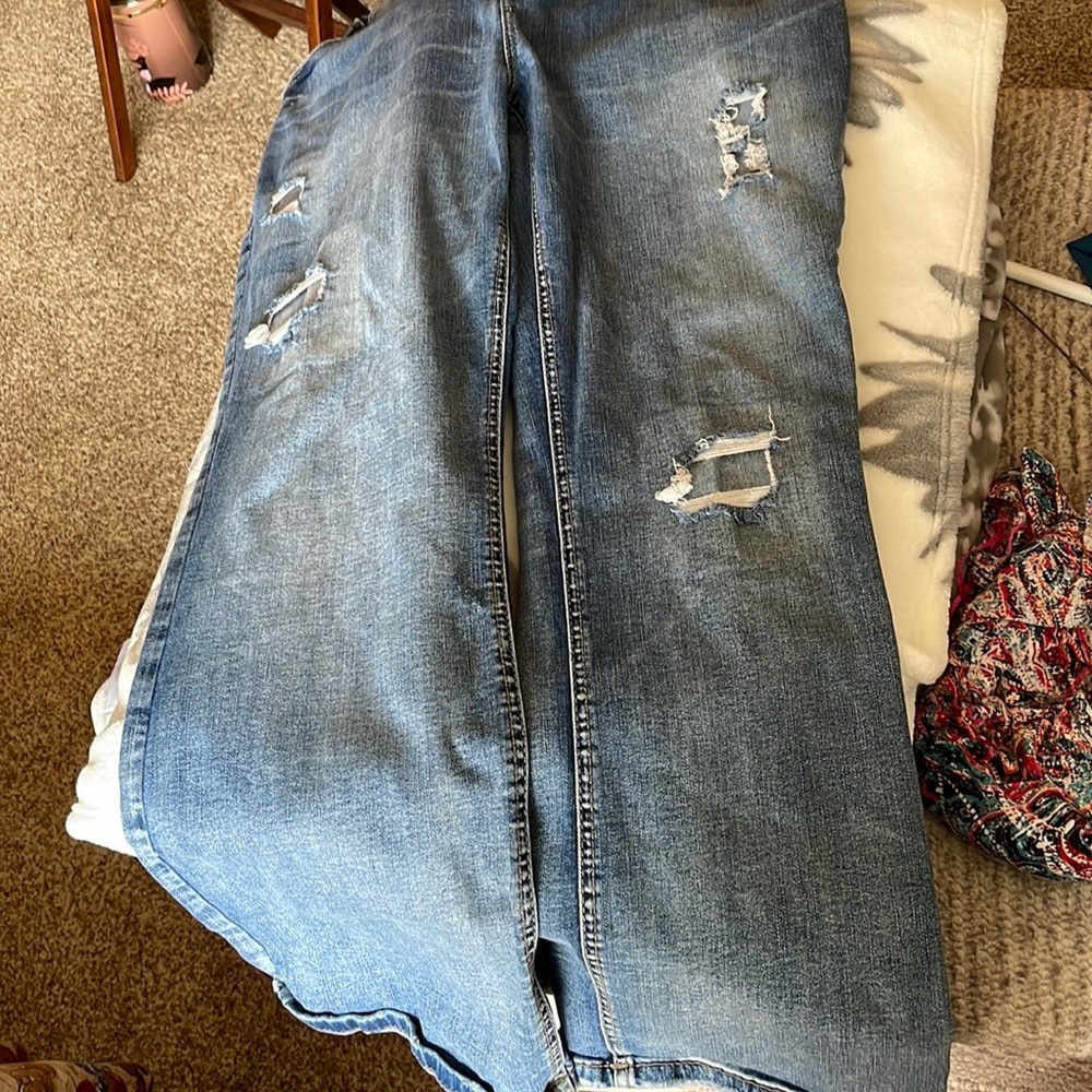 Silver jeans